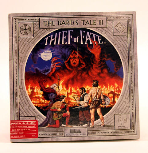 Computer Game - The Bards Tale III: Thief of Fate.