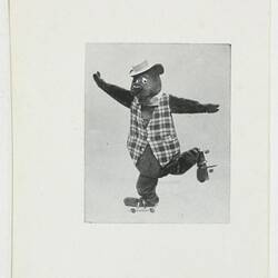 Print - Channel 9, Humphrey B. Bear on Roller Skates, 1965
