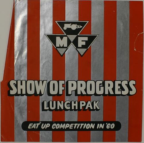 Advertisement Artwork - Massey Ferguson, Show of Progress Lunchpak, 1960