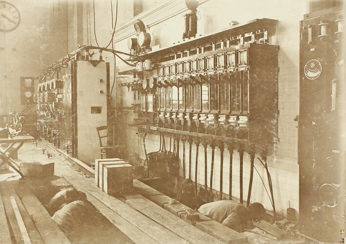Photograph - Melbourne Electric Supply Co, HT Switchboard Alterations, Richmond, Victoria, 6th December 1910