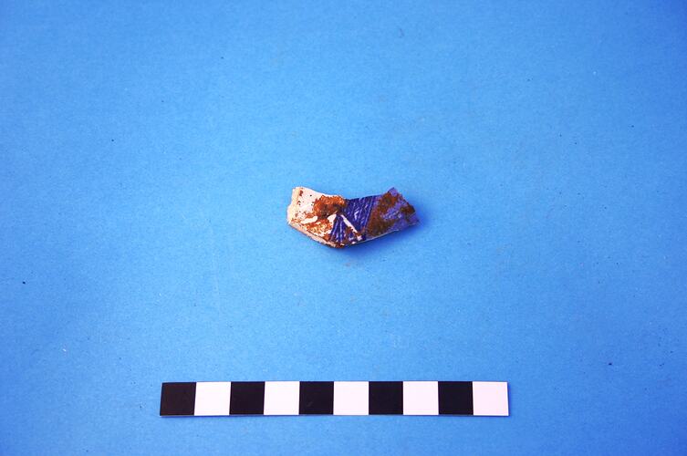 small earthenware fragment
