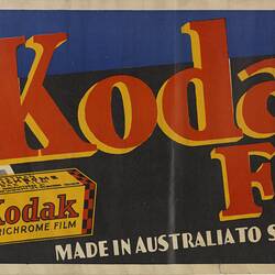 Poster - Kodak Australasia Pty Ltd, 'Kodak Film, Made in Australia to Suit Australian Needs', circa 1930s