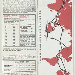 Booklet - P&O Orient Lines Passenger Fares, 1964