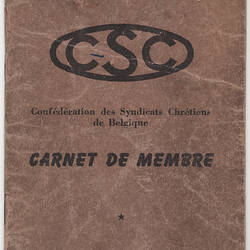 Booklet - Carnet De Membre