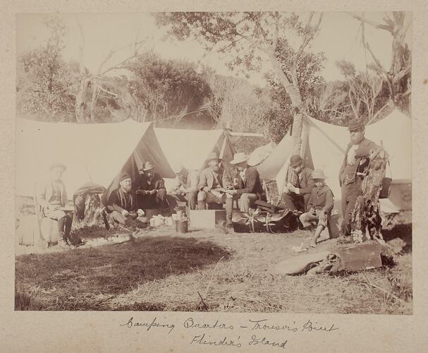 'Camping Quarters, Trousers Point, Flinders Island', 1893