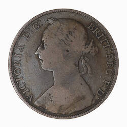 Coin - Penny, Queen Victoria, Great Britain, 1882