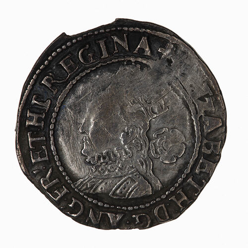Coin - Threepence, Elizabeth I, Great Britain, 1579 (Obverse)