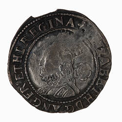 Coin - Threepence, Elizabeth I, Great Britain, 1579 (Obverse)