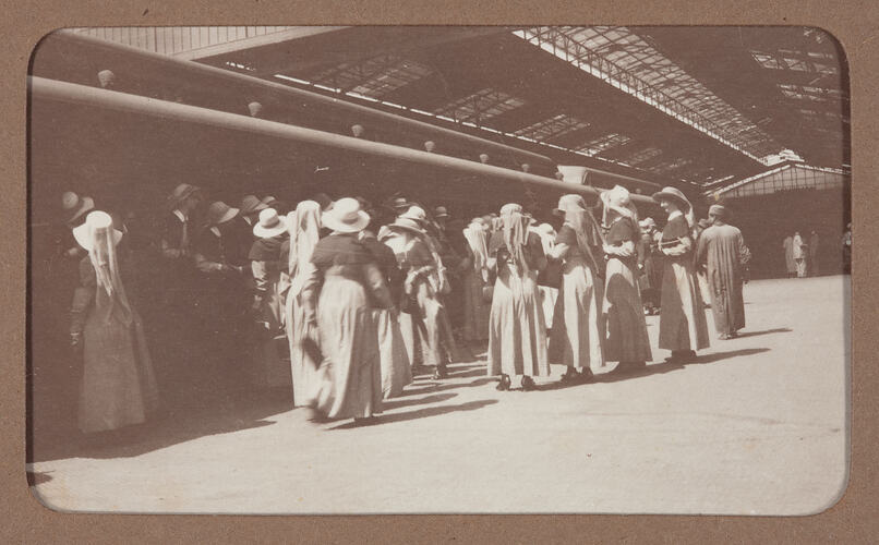 Digital Image - World War I, Large Group of Women, Egypt, 1915-1917