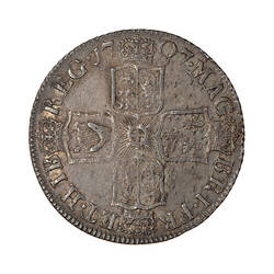 Coin - 1 Shilling, Queen Anne, England, Great Britain, 1707 (Reverse)