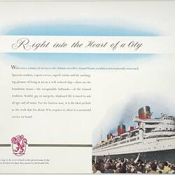 Brochure - Cunard Line Brochure