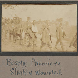 Photograph - 'Bosche Prisoners, Slightly Wounded', France, Sergeant John Lord, World War I, 1916-1917