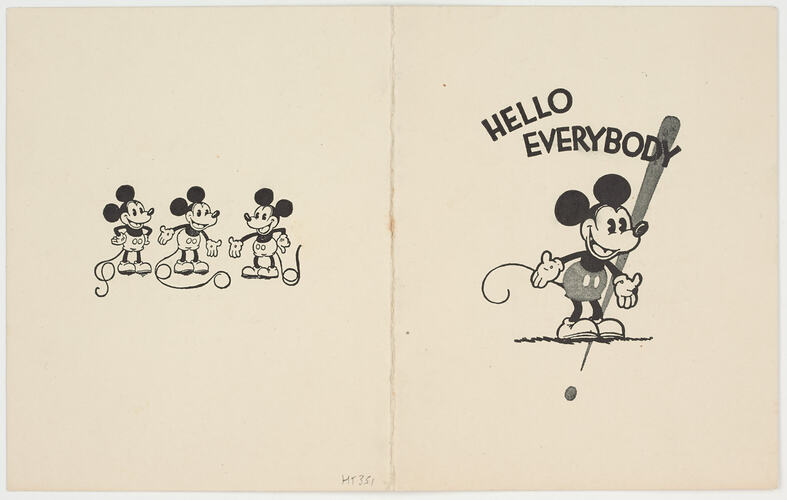 Menu - RMS Ormonde, Orient Line, Children's Tea Party