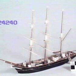 Model of ship Harmony.