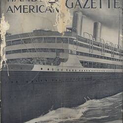 Booklet - 'Hamburg-American Gazette', Ship News, New York, U.S.A., 1910