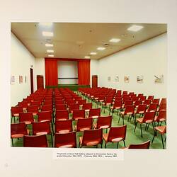 Photograph - Theatrette on Great Hall Gallery, Royal Exhibition Building, Melbourne, 1981