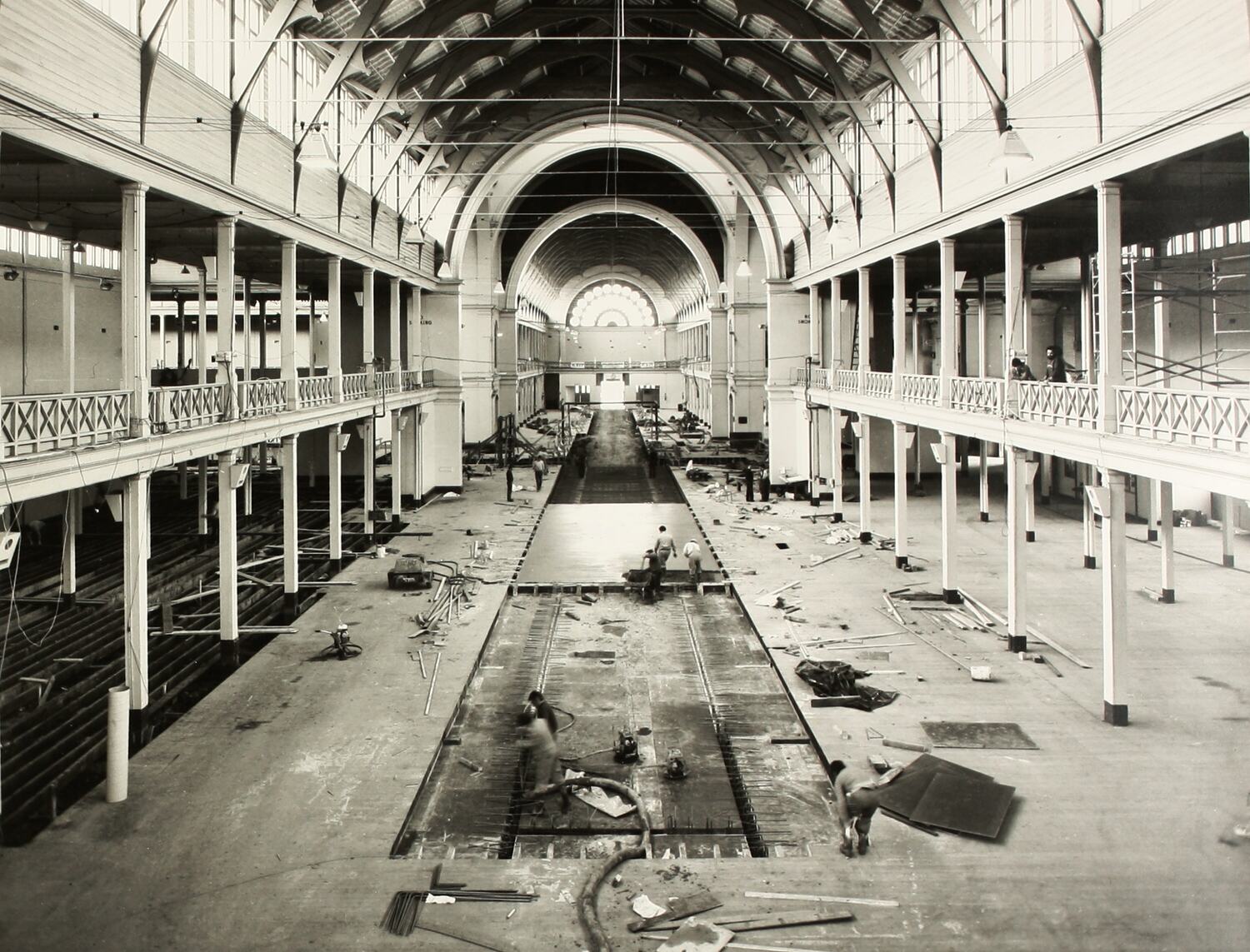 Photograph - Programme '84, Timber Floor Replacement in the Great Hall ...