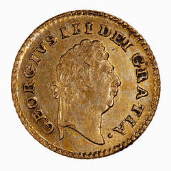 Coin - Third-Guinea, George III, Great Britain, 1800 (Obverse)