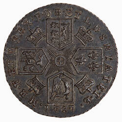 Coin - 1 Shilling, George III, Great Britain, 1787 (Reverse)