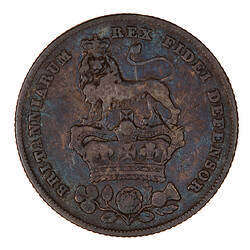Coin - Shilling, George IV, Great Britain, 1827