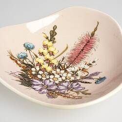 Dish - Isobel Ceramic Studio, Pink Floral Ceramic, circa 1960s