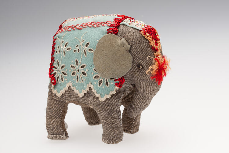 Toy Elephant - Ada Perry, Grey, circa 1930s-1960s