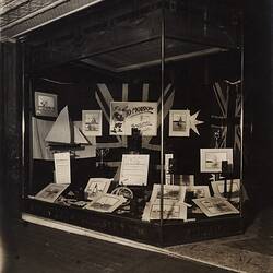 Photograph - Kodak Australasia Ltd, Shop Front Display for Sailing Carnival, Queen Street, Brisbane, circa 1920