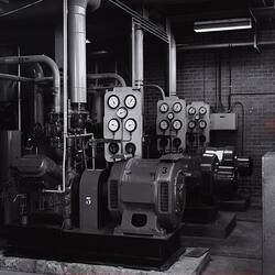 Photograph - Kodak, Powerhouse, Ammonia Compressors