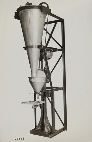 Photograph - Schumacher Mill Furnishing Works, Packing Machine, Port Melbourne, Victoria, circa 1940s