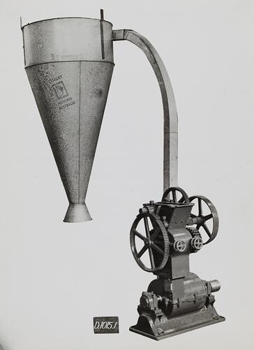 Photograph - Schumacher Mill Furnishing Works, 'No. 10 Swing Hammer Pulverizer and Collector', Port Melbourne, Victoria, circa 1940s