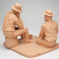 Sculpture - 'Bad Results', Mr. Leon Wolowski, Clay, circa 1984