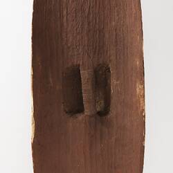 Warumungu shield, Flying fox dreaming design, Tennant Creek, Central Australia, early 1900s.