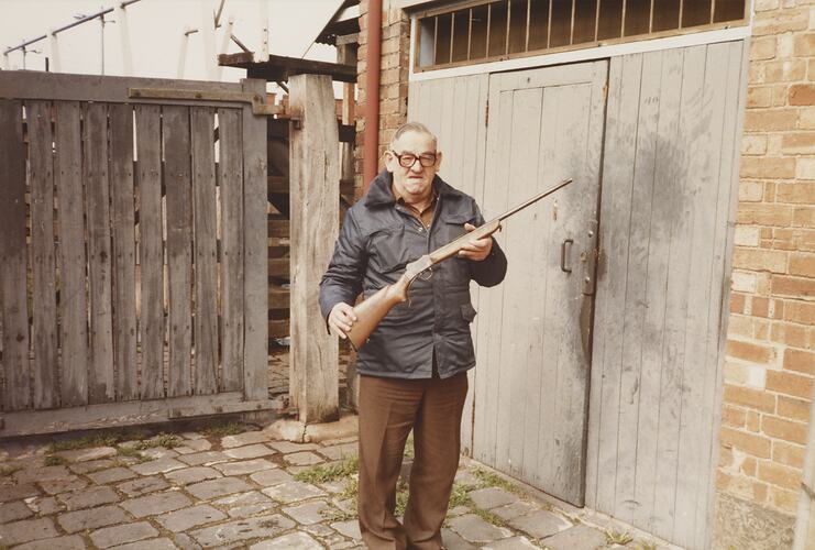 Frank Hecker, Newmarket Saleyards, Aug 1985
