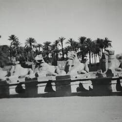 Photograph - 'Entrance to Karnak', Luxor, Egypt, World War II, 1939-1943
