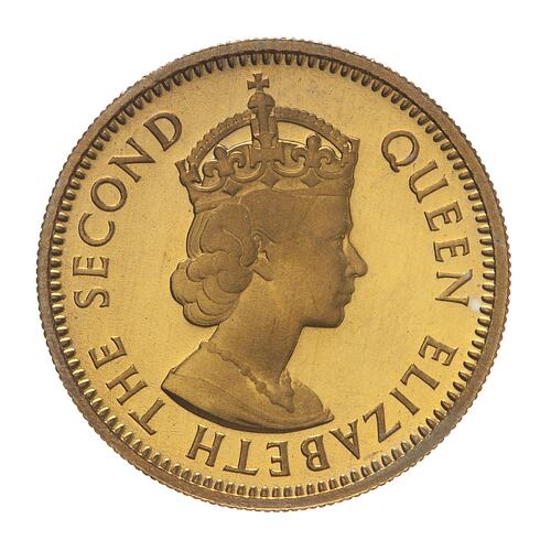 Proof Coin - 5 Cents, British Caribbean Territories, 1955