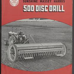 Brochure - H.V. McKay Massey Harris, 500 Disc Drill, 1958