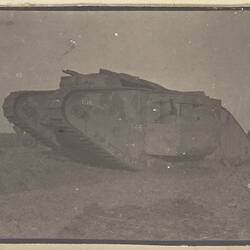 Photograph - Tank, Somme, France, Sergeant John Lord, World War I 1916
