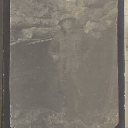 Photograph - Soldier in Trench, Somme, France, Sergeant John Lord, World War I, 1916