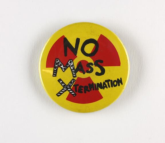 Badge - No Mass Xtermination