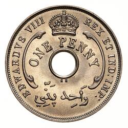 Coin - 1 Penny, British West Africa, 1936