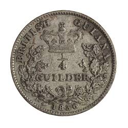 Coin - 1/4 Guilder, British Guiana, 1836