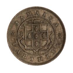 Coin - Farthing, Jamaica, 1907