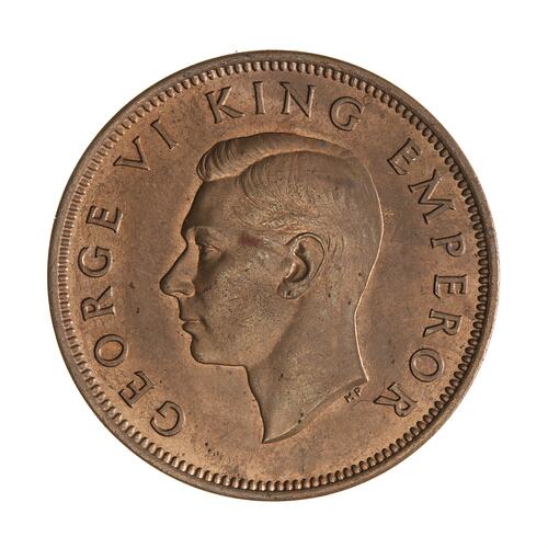 Coin - 1/2 Penny, New Zealand, 1940