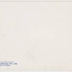 Envelope - P&O Lines of Australia, circa 1950s