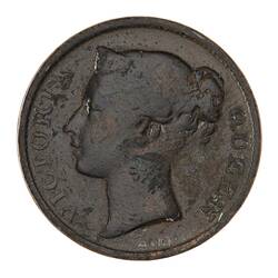 Coin - 1/2 Cent, Straits Settlements, 1862