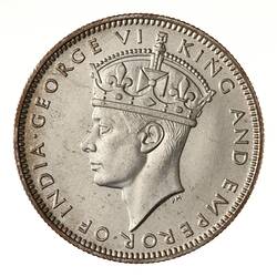 Coin - 20 Cents, Malaya, 1943
