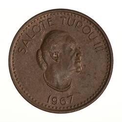 Coin - 1 Seniti, Tonga, 1967