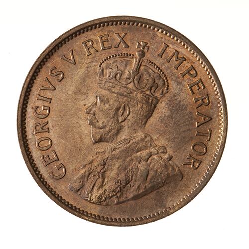 Coin - 1/2 Penny, South Africa, 1936