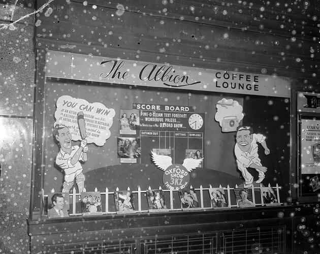 The Albion Coffee Lounge', Melbourne, Victoria, 1956