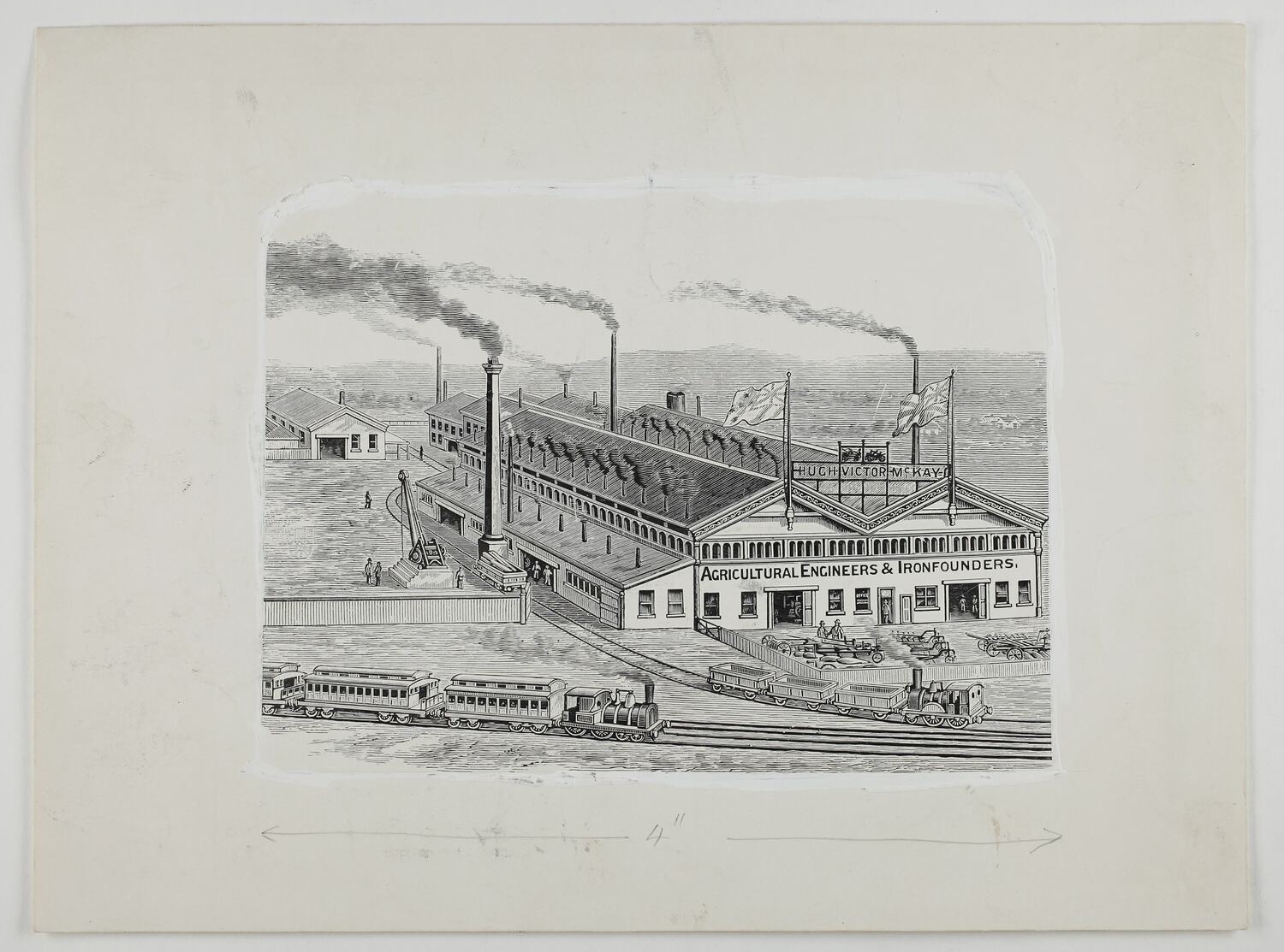 Print - Hugh Victor McKay, Manufacturing Works, Agricultural Engineers ...